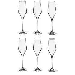 Foto van 4goodz clarillo champagne flutes 6 stuks inhoud 22 cl