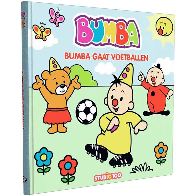 Foto van Studio 100 leesboek bumba voetbal junior 26 x 26 cm groen