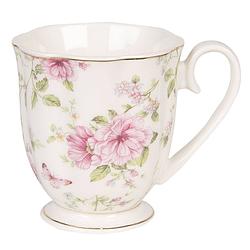 Foto van Clayre & eef servies mok 6cemu0059 11*8*9 cm / 0,2l meerkleurig