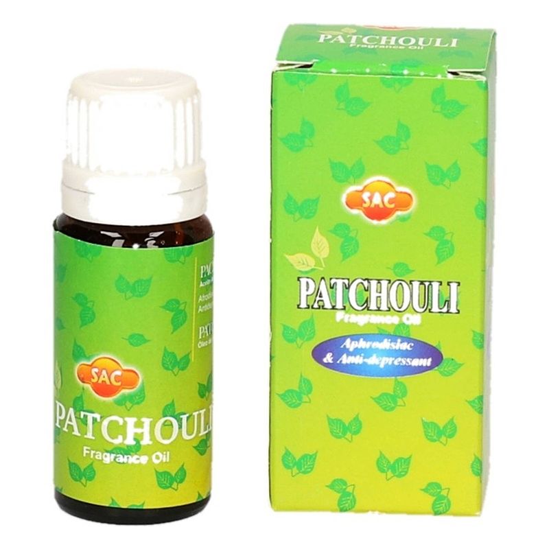 Foto van Geurolie patchouli 10 ml flesje - geurolie