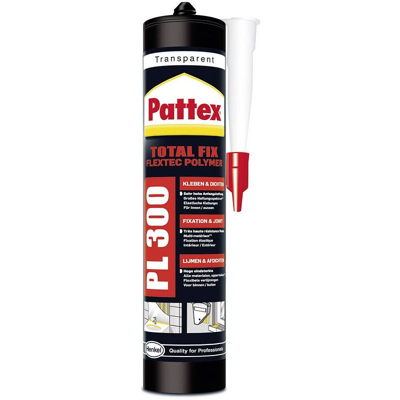 Foto van Pattex flextec polymer montagelijm kleur (specifiek): transparant 300 ml