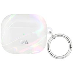Foto van Case-mate soap bubble koptelefoon tas geschikt voor (koptelefoon): in ear koptelefoon glanseffect, transparant