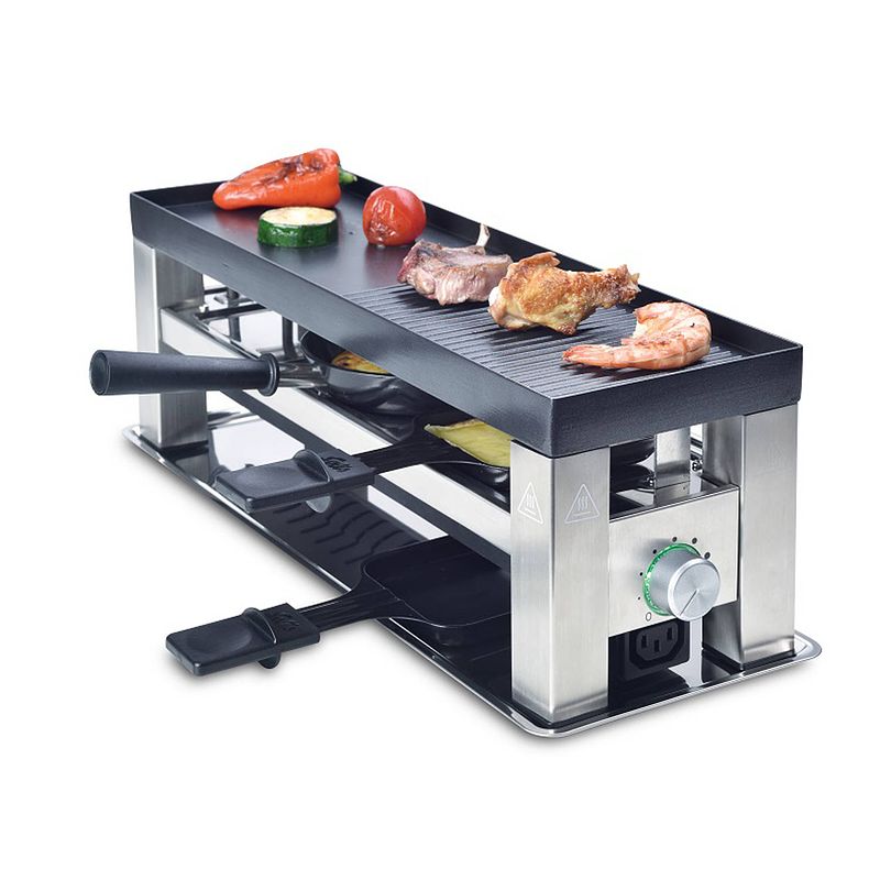 Foto van Solis 4 in 1 table grill 790 - gourmetstel 3 personen - grill