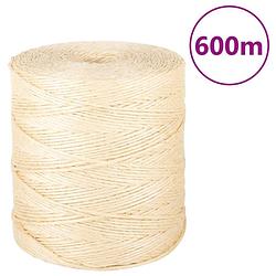 Foto van Vidaxl touw 2 mm 600 m 100% sisal