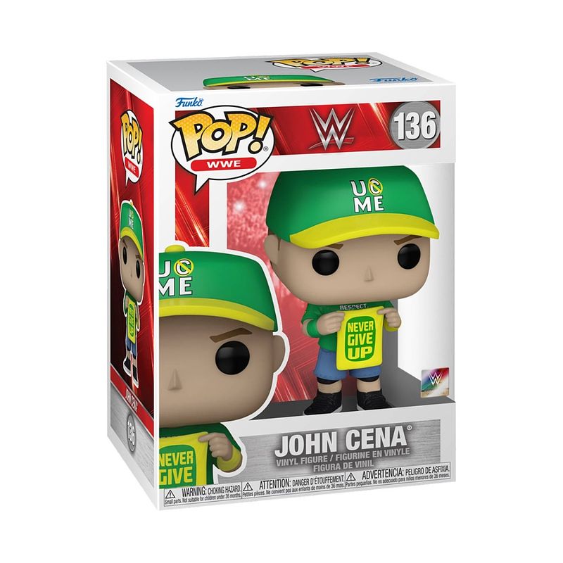 Foto van Pop wwe: john cena (never give up) - funko pop #136