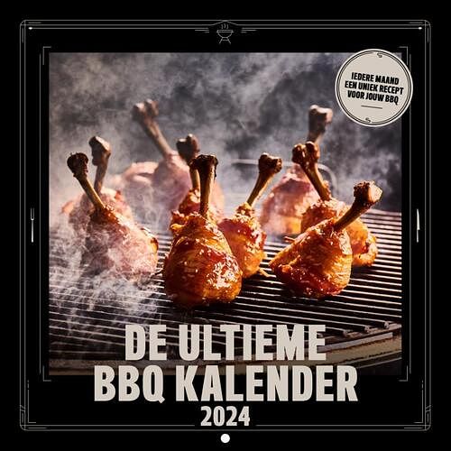 Foto van De ultieme bbq-kalender 2024 - harry havinga, jeroen hazebroek, zowie tak - paperback (9789083139869)