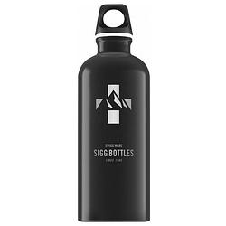 Foto van Sigg drinkfles mountain 600 ml 21,5 cm aluminium zwart