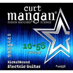 Foto van Curt mangan nickel wound 10-56 snarenset voor 7-snarige gitaar