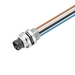 Foto van Weidmüller 1861290000 sensor/actuator steekconnector m8 aantal polen: 4 stekker, inbouw 1 stuk(s)