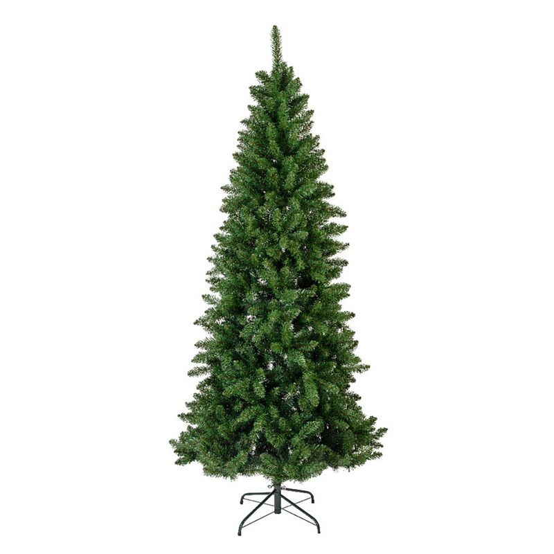 Foto van Kunst kerstboom slank 150 cm - kunstkerstboom
