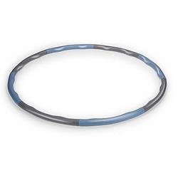 Foto van Umbro hoelahoep met gewicht - fitness materiaal - 890 gr - 95 cm ? - grijs/ blauw