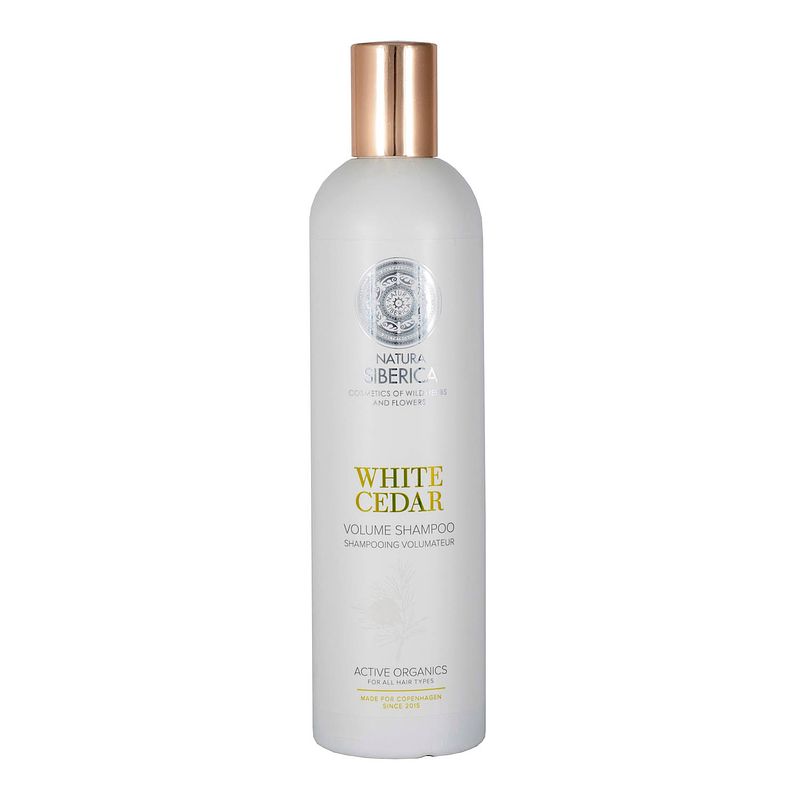 Foto van Natura siberica white cedar volume shampoo, 400ml