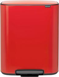 Foto van Brabantia bo pedal bin 60 liter passion red