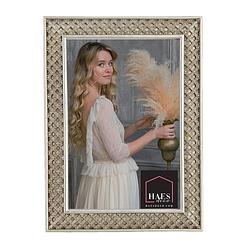 Foto van Haes deco - fotolijst 10x15 zilverkleurig, formaat 13x1x18 cm - loving chic