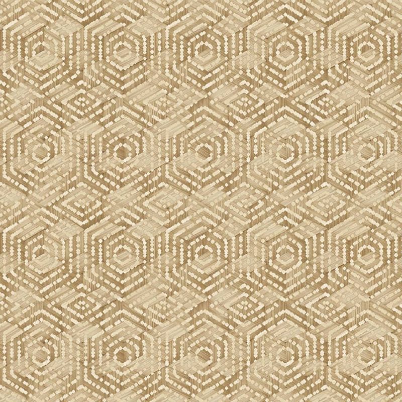 Foto van Dutch wallcoverings behang geometric beige