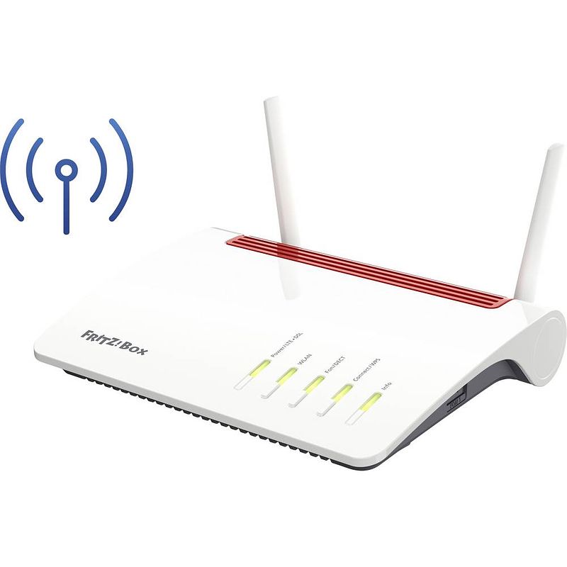 Foto van Avm fritz!box 6890 lte wifi-router geïntegreerd modem: lte