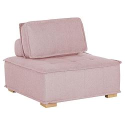 Foto van Beliani tibro - module element-roze-polyester