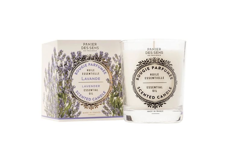 Foto van Panier des sens lavender oil candle