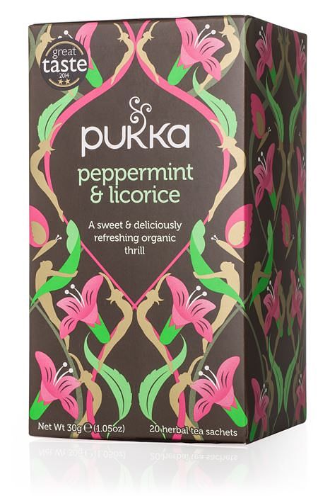 Foto van Pukka peppermint & licorice thee