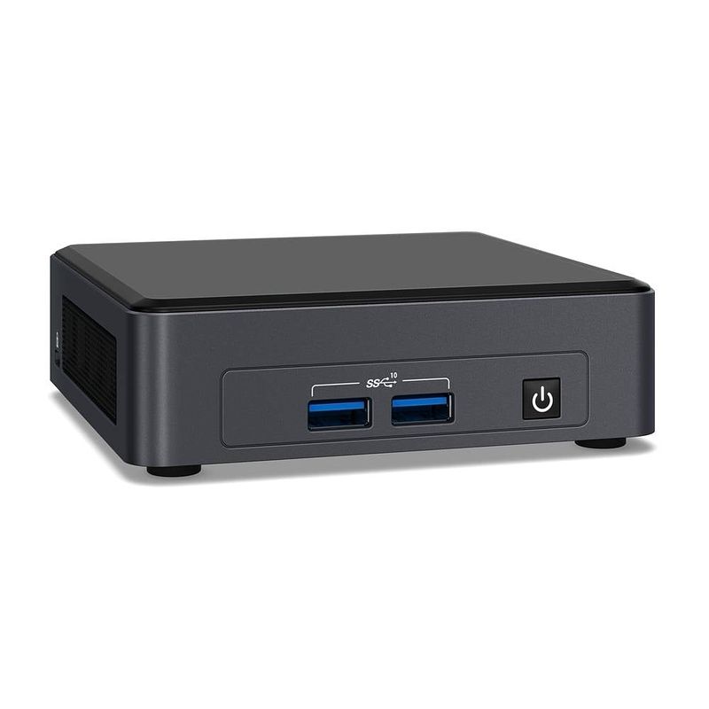 Foto van Intel barebone 11 pro () intel® core™ i7 i7-1165g7 intel iris xe graphics freedos bnuc11tnki70z02