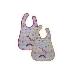 Foto van Gamberritos slabbetjes unicorn eva multicolor 2 stuks