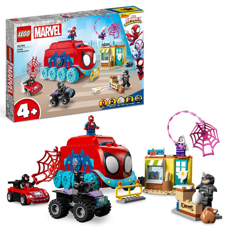 Foto van Lego marvel het mobiele hoofdkwartier van team spidey 10791