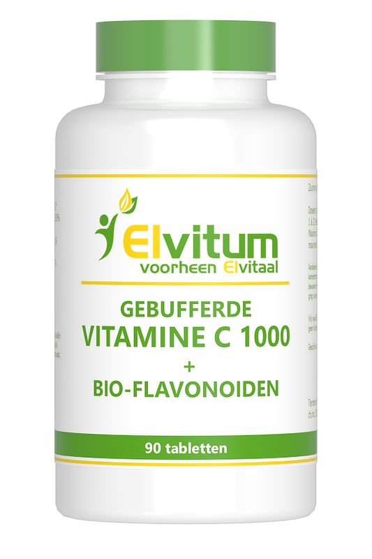 Foto van Elvitum gebufferde vitamine c 1000