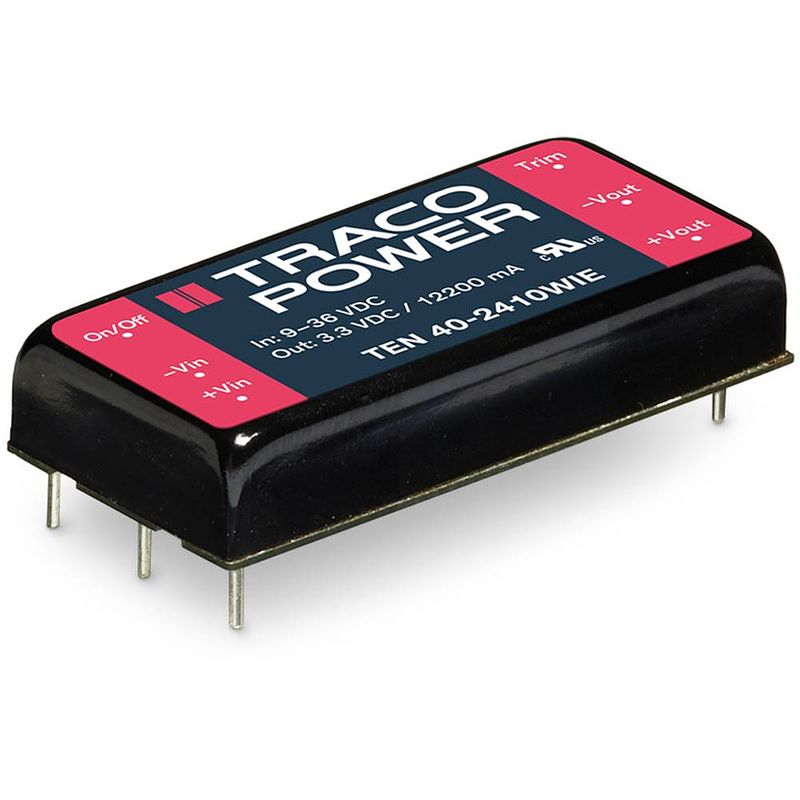 Foto van Tracopower ten 40-2415wie dc/dc-converter, print 1.666 a 40 w aantal uitgangen: 1 x inhoud 1 stuk(s)