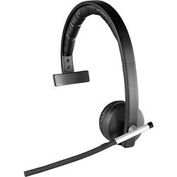 Foto van Logitech mono h820e on ear headset radiografisch, kabel, dect computer mono microfoon uitschakelbaar (mute)