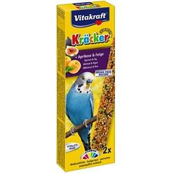 Foto van Vitakraft abrikoos/vijg-kracker parkiet 2in1