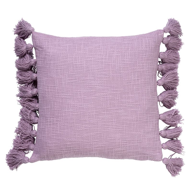 Foto van Dutch decor ruby - kussenhoes van katoen lavender frost 45x45 cm - paars - paars