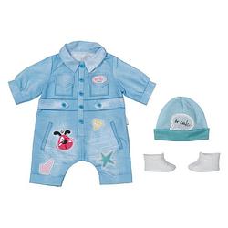 Foto van Baby born deluxe jean overall 43cm