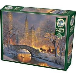 Foto van Cobble hill puzzle 1000 pieces - winter in the park
