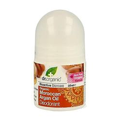 Foto van Dr organic moroccan argan oil deodorant roll-on