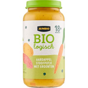 Foto van Jumbo biologisch babyvoeding aardappel stoofpotje met groenten 18+ maanden 250g