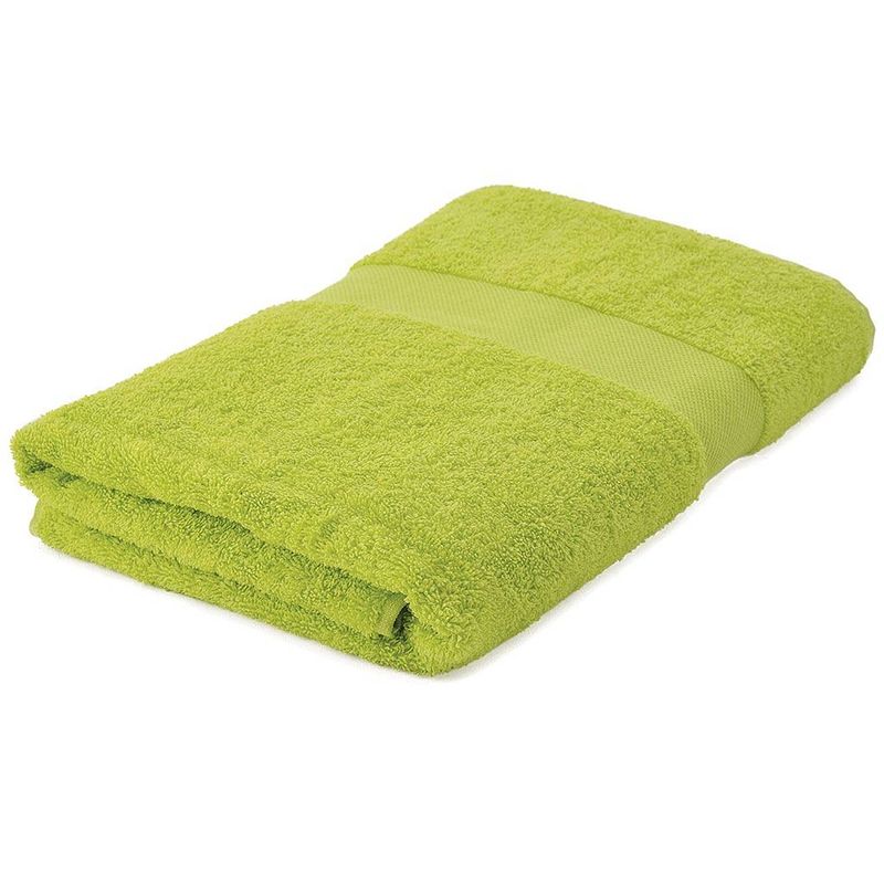 Foto van Arowell badhanddoek badlaken 140 x 70 cm - 500 gram - groen - 3 stuks