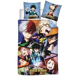 Foto van My hero academia dekbedovertrek, quirk - eenpersoons - 140 x 200 cm - polyester