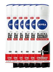 Foto van Nivea black & white max protection deodorant spray voordeelverpakking