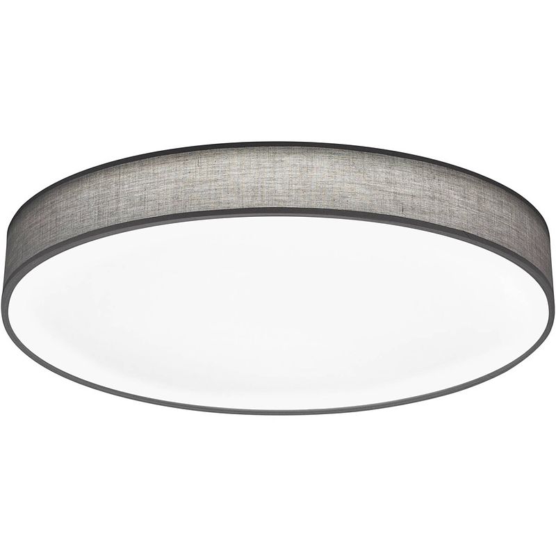 Foto van Led plafondlamp - plafondverlichting - trion lanago - 60w - aanpasbare kleur - afstandsbediening - dimbaar - rond - mat