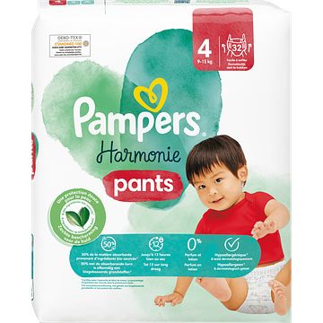 Foto van Pampers harmonie pants maat 4, 32 luierbroekjes bij jumbo