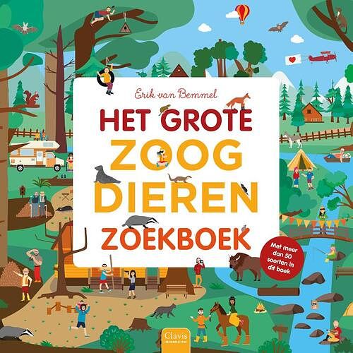 Foto van Het grote zoogdierenzoekboek - erik van bemmel - kartonboekje;kartonboekje (9789044842203)