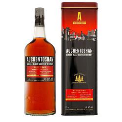Foto van Auchentoshan blood oak 1ltr whisky + giftbox