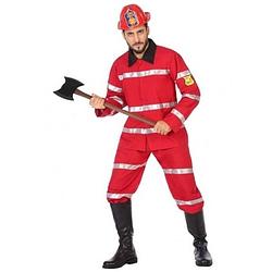 Foto van Brandweer uniform kostuum voor heren xl - carnavalskostuums