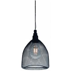 Foto van Luxform hanglamp salsa solar 17 x 25 cm staal zwart