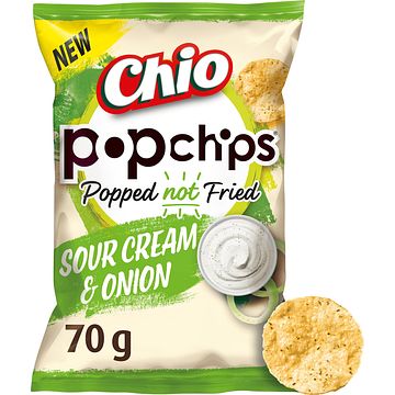 Foto van Chio popchips sour cream & onion 70g bij jumbo