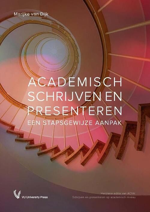 Foto van Academisch schrijven en presenteren - marijke van dijk - paperback (9789086598687)