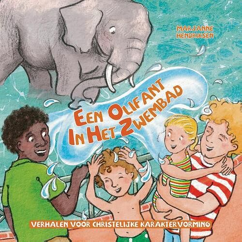 Foto van Een olifant in het zwembad - marjanne hendriksen - hardcover (9789087188030)