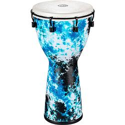 Foto van Meinl adj10-gb alpine series galactic blue tie dye djembe 10 inch