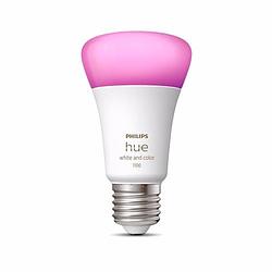 Foto van Philips hue standaardlamp a60 e27 1-pack wit en gekleurd licht