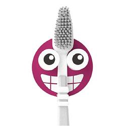 Foto van Balvi tandenborstelhouder emoji 4,7 cm pvc paars